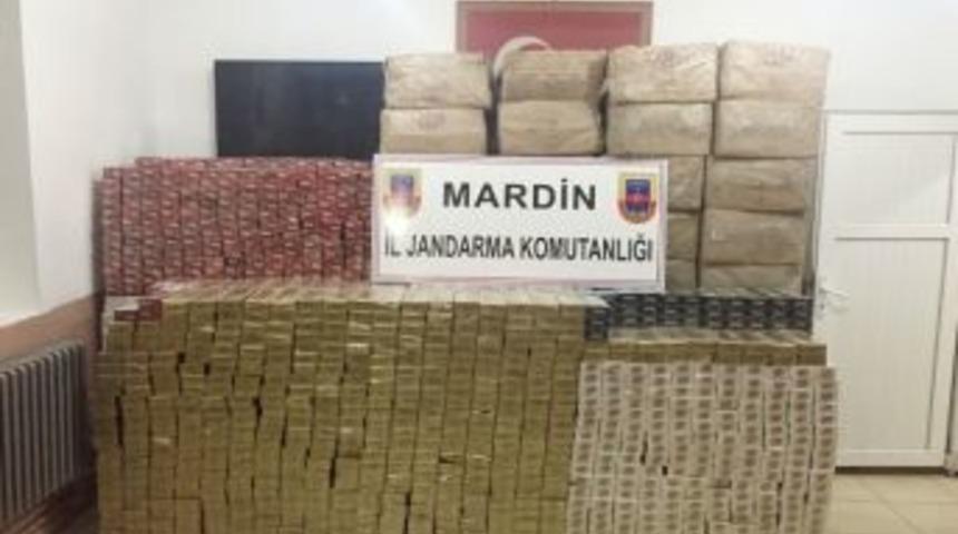 Mardin&rsquo;de 41 Bin 340 Paket Ka&ccedil;ak Sigara Ele Ge&ccedil;irildi