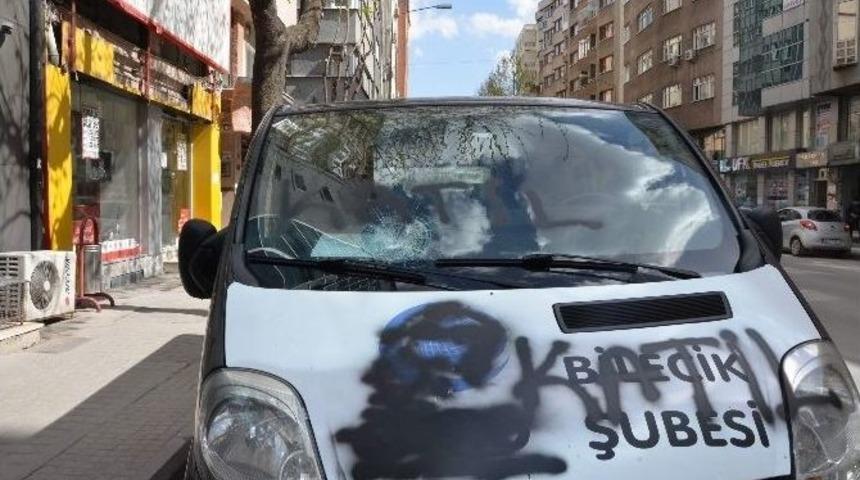 Agd Aracının Eskişehir&rsquo;deki Olaylarda Tahrip Edilmesi
