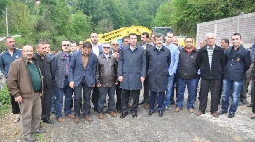 Ulupınar Dere Islah Şantiyesinde İncelemelerde Bulundu