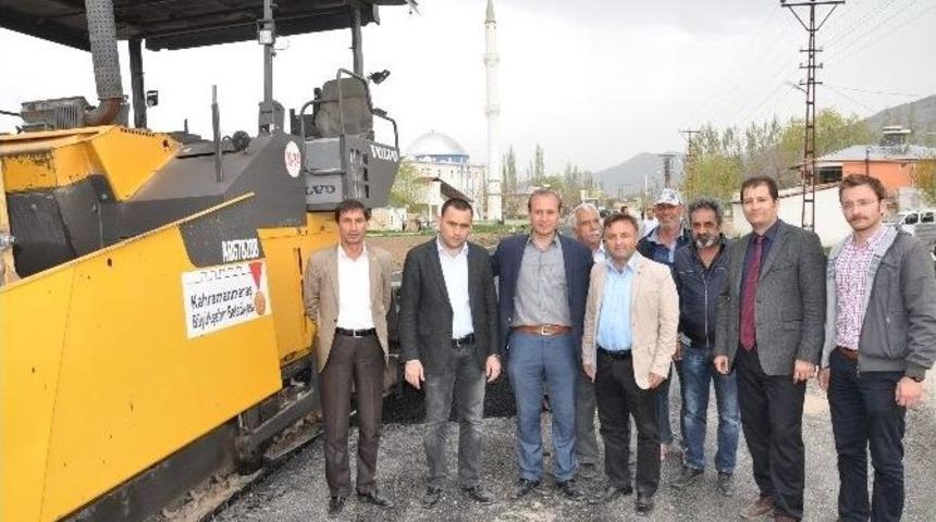 B&uuml;y&uuml;kşehir, Elbistan&rsquo;da Asfalt &Ccedil;alışmalarına Başladı