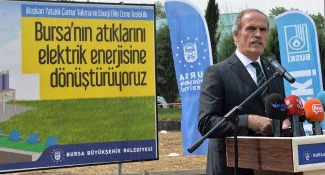 Bakan Müezzinoğlu, Bursa’Da Çamurdan Elektrik Üretecek Tesisin Temelini Attı