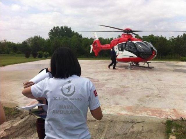 Bağışlanan Böbrek, Ambulans Helikopterle Taşındı