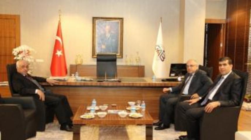 Tim Başkanı B&uuml;y&uuml;kekşi Gaib&rsquo;i Ziyaret Etti