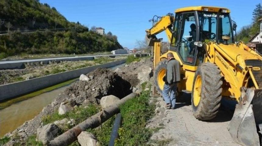 İnebolu&rsquo;da Su Şebeke Hattı Yenilendi