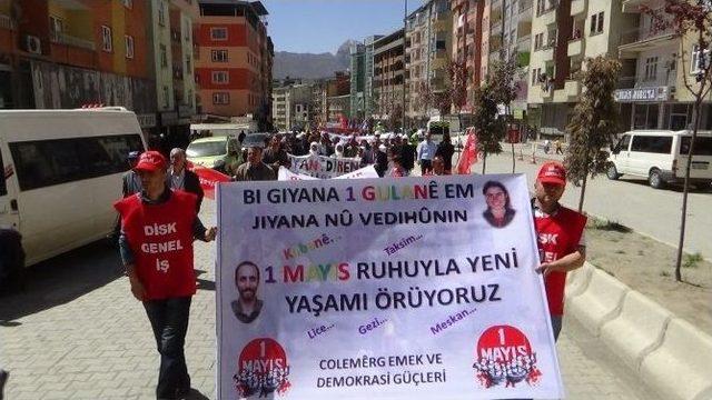 Hakkari’de 1 Mayıs Coşkusu