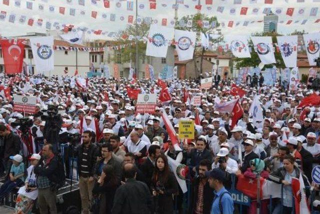 Hak-İş Ve Memur-Sen, 1 Mayıs'ı Konya'da Kutladı