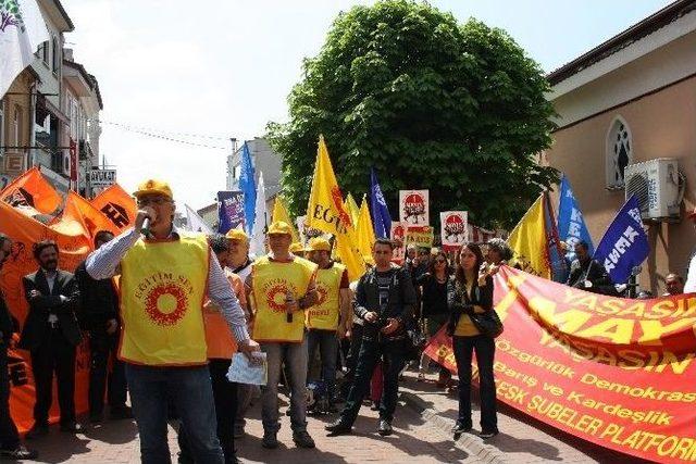 Bartın’da 1 Mayıs Kutlamaları Kısa Sürdü