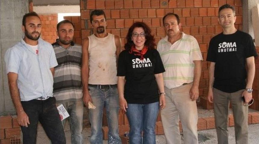 Chp&rsquo;li Bi&ccedil;er 1 Mayıs&rsquo;ı İnşaat İş&ccedil;ileriyle Kutladı&rlm;