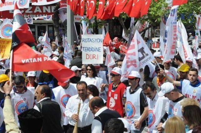 Konya'da Işçiler 1 Mayıs'ı Kutladı