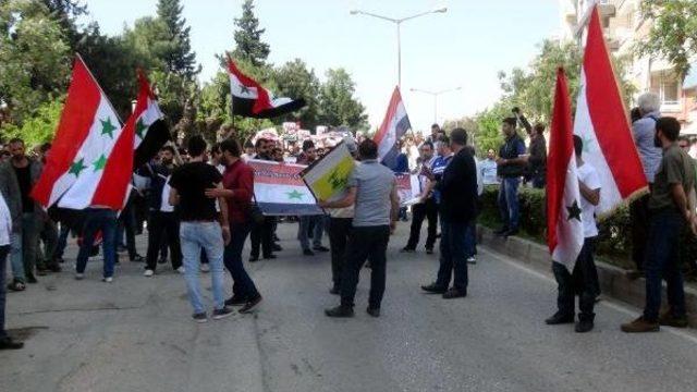 Hatay'da 1 Mayıs Kutlaması Beşar Esad'a Destek Mitingine Döndü