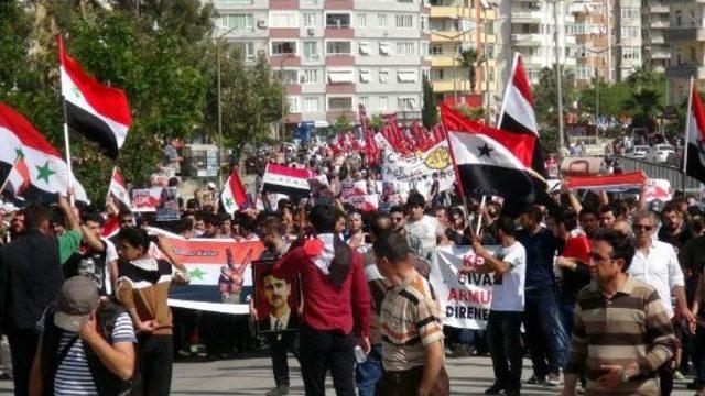 Hatay'da 1 Mayıs Kutlaması Beşar Esad'a Destek Mitingine Döndü