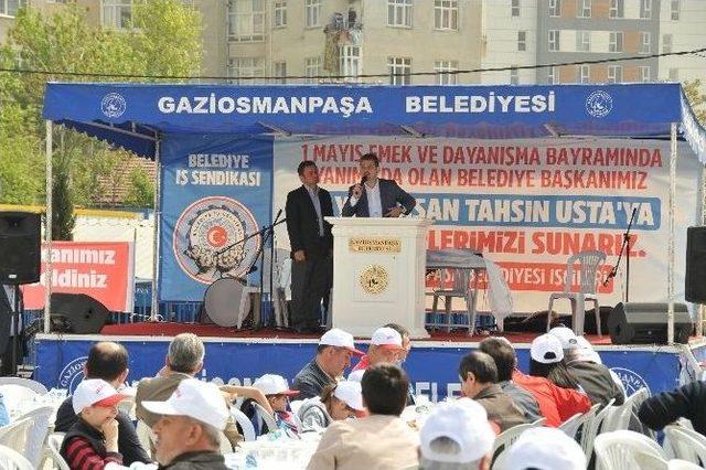 1 Mayıs Gaziosmanpaşa’da Coşkuyla Kutlandı