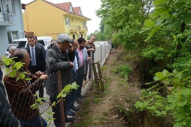 Başkanlar, Heyelan Bölgesinde İncelemede Bulundu