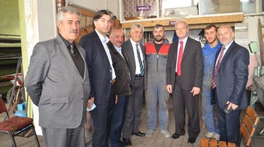 Ak Parti Trabzon Milletvekili Adayı G&uuml;nnar, Tonya İl&ccedil;esini Ziyaret Etti