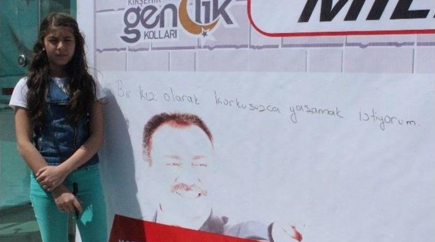 Se&ccedil;im İttifakı Kırşehir&rsquo;de Fikir Duvarı A&ccedil;tı