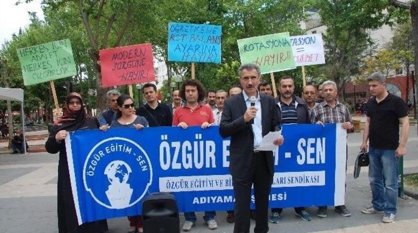 &Ouml;zg&uuml;r Eğitim-sen&rsquo;den, Rotasyon A&ccedil;ıklaması
