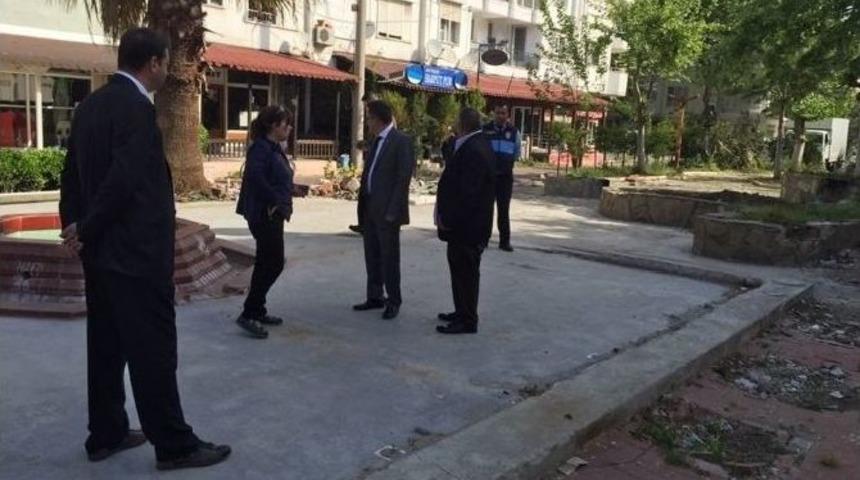 Başkan Saka Ak&ccedil;ay&rsquo;da İncelemelerde Bulundu