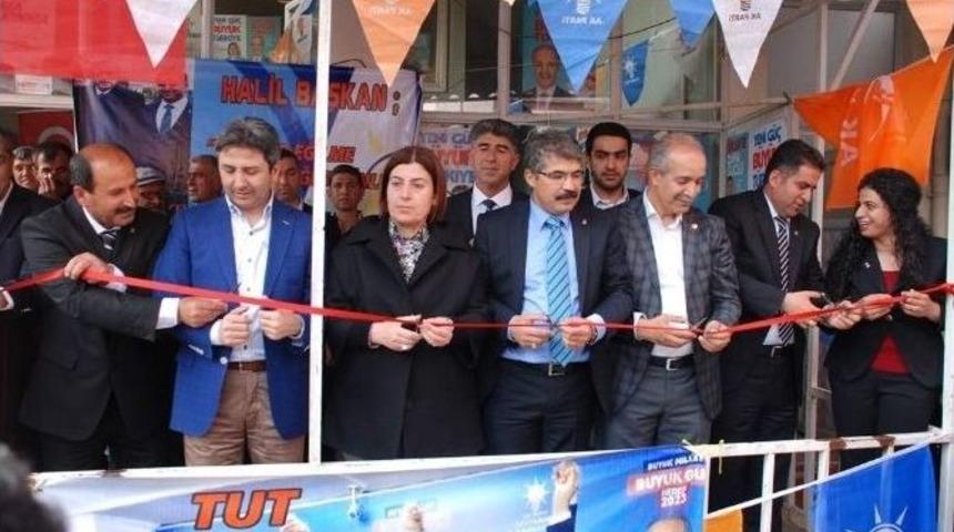 Ak Parti Tut İl&ccedil;esi Se&ccedil;im B&uuml;rosu&rsquo;nun A&ccedil;ılışı Yapıldı