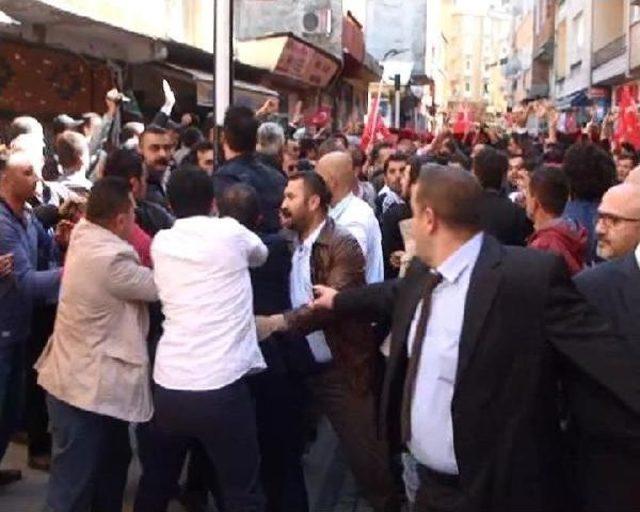 Rize’De Hdp Seçim Bürosu Önünde Arbede 2