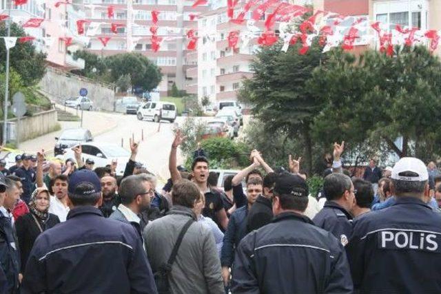 Mhp Binası Yanına Hdp Seçim Bürosu Açınca Gerginlik Çıktı