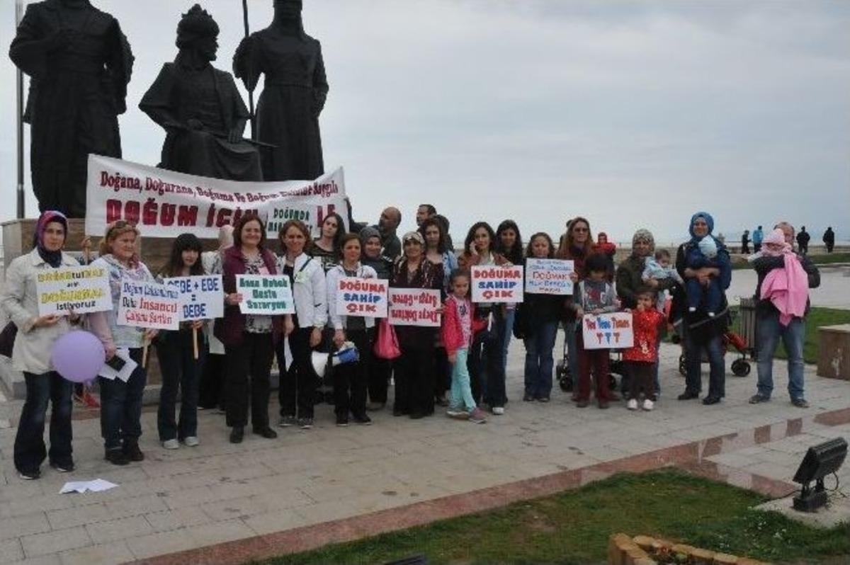 Kadınlar Ve Doktorlar, &rsquo;&rsquo;doğum İ&ccedil;in El Ele &lsquo;&rsquo; Y&uuml;r&uuml;y&uuml;ş&uuml; D&uuml;zenledi