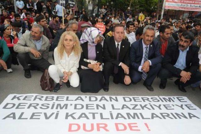 Stk lardan Suriye de Alevi Köyündeki Işid Katliamına Tepki 1