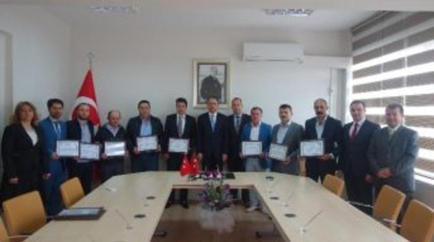 Fırıncılara Teşekk&uuml;r Belgesi