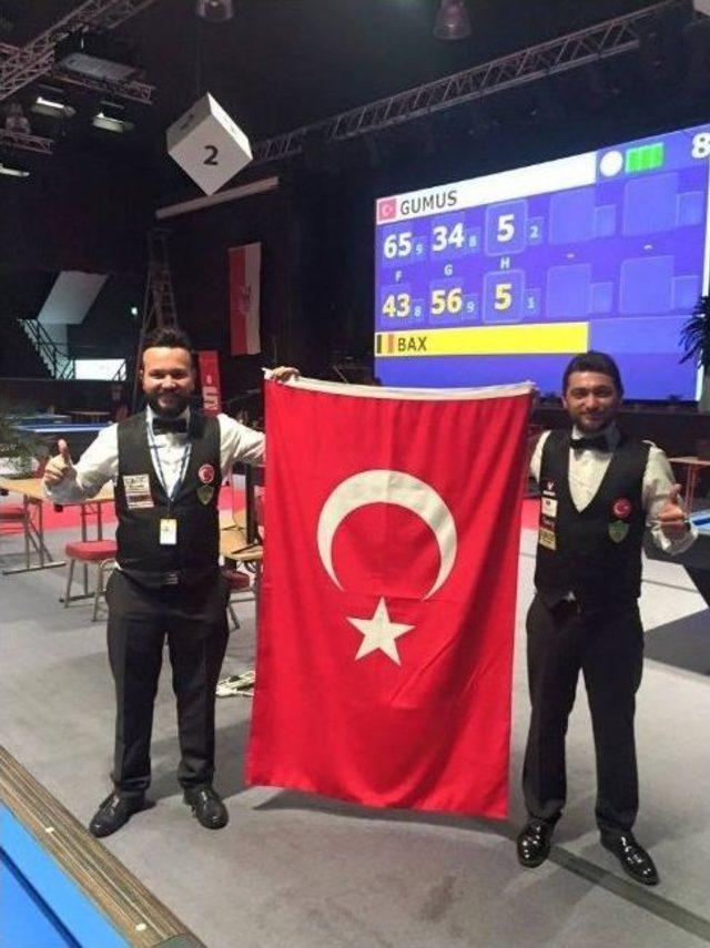 Avrupa Bilardo Şampiyonası’nda Madalya Yağmuru