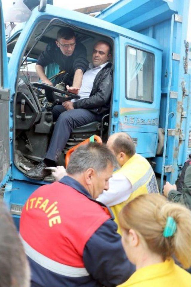 Test Sürüşü Yaparken Kaza Yaptı 3
