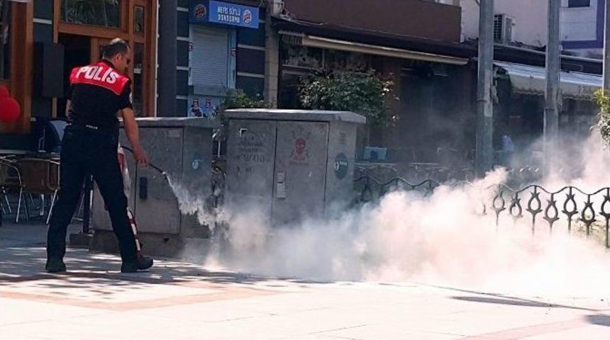 (&ouml;zel Haber) - Polis İtfaiyeden &Ouml;nce Yangını S&ouml;nd&uuml;rd&uuml;