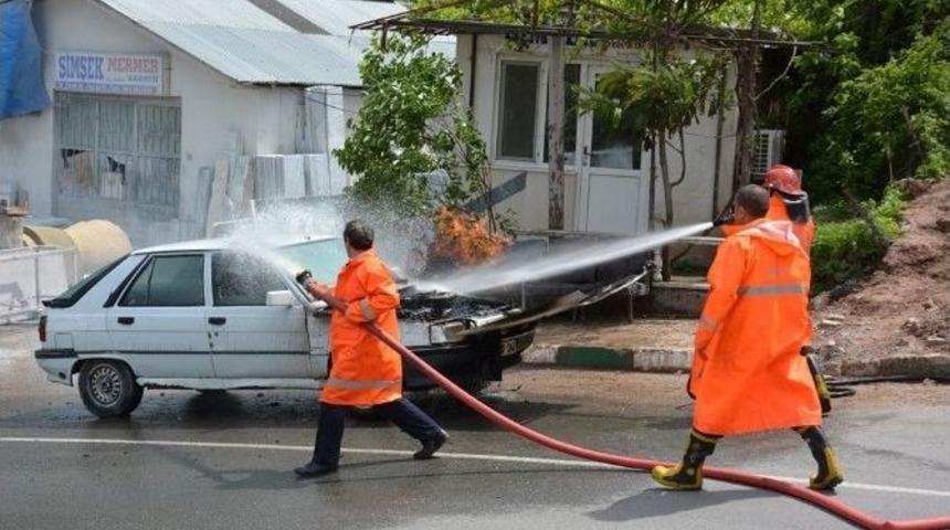 Artvin&rsquo;de Lpg&rsquo;li Ara&ccedil; Yangını Korkuttu