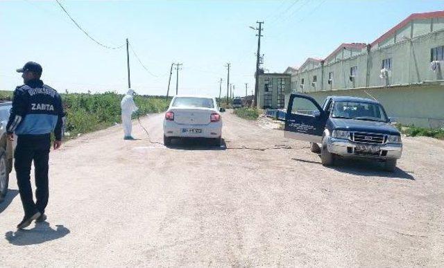 Bandırma daki Mahallede Kuş Gribi Karantinası S&uuml;r&uuml;yor 1