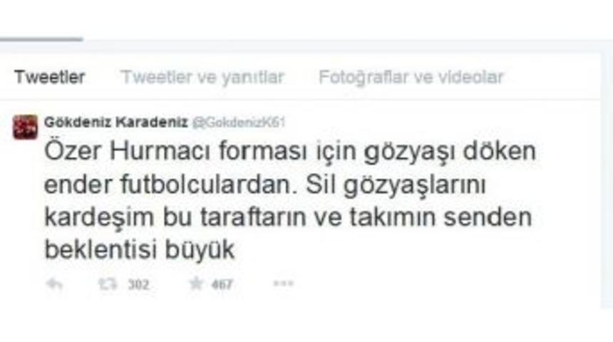 Trabzonsporlu &Ouml;zer Hurmacı'ya Sosyal Medyadan Destek Yağıyor