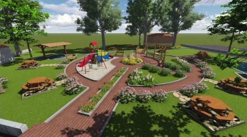 Manavgat Belediyesi&rsquo;nden &Ccedil;eltik&ccedil;i Mahallesi&rsquo;ne Yeni Park