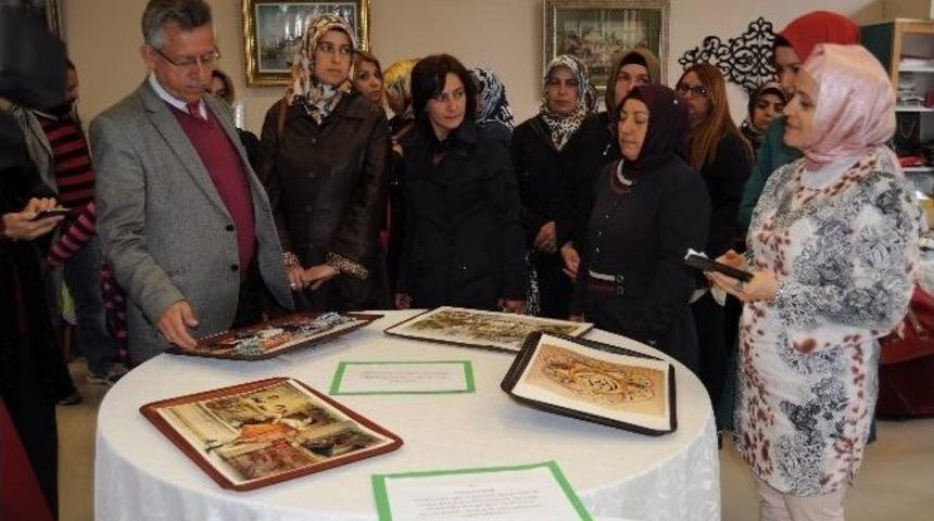 Yozgat Belediyesi Tarafından A&ccedil;ılan Kurslarda &Uuml;retilen &Uuml;r&uuml;nler Sergilendi