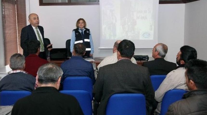 B&uuml;y&uuml;kşehir Zabıtası&rsquo;ndan Simit&ccedil;ilere Eğitim