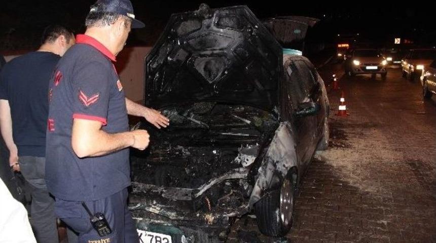 Aydın&rsquo;da Otomobil Yangını