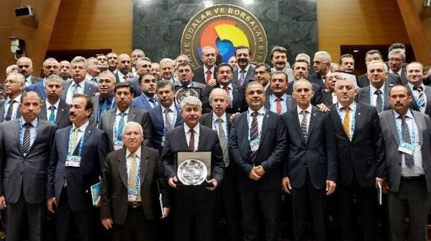 Nto Başkanı &Ouml;zyurt&rsquo;a, Cumhurbaşkanı&rsquo;ndan Hizmet Şeref Belgesi