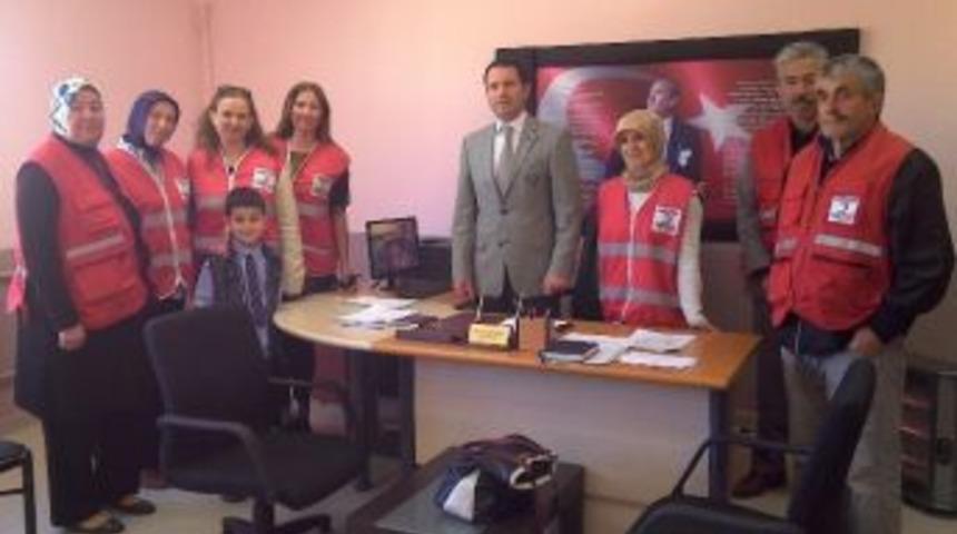 Kızılay Canik Şubesi&rsquo;nden K&ouml;y Okullarına Y&ouml;nelik Proje