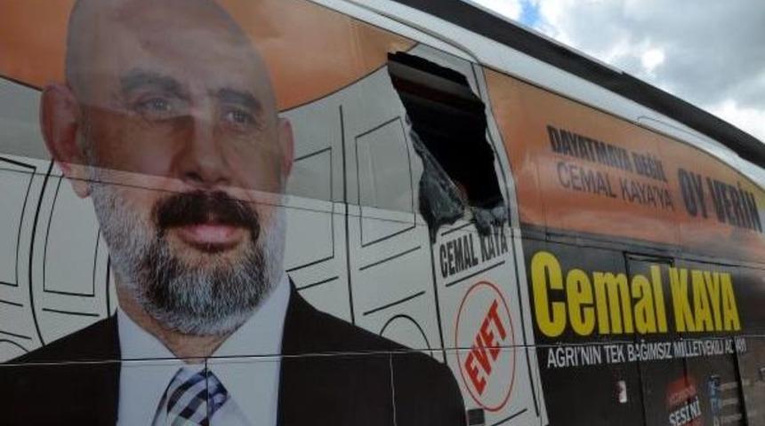 Ağrı Bağımsız Milletvekili Adayı Kaya'ya Silahlı Ve Taşlı Saldırı