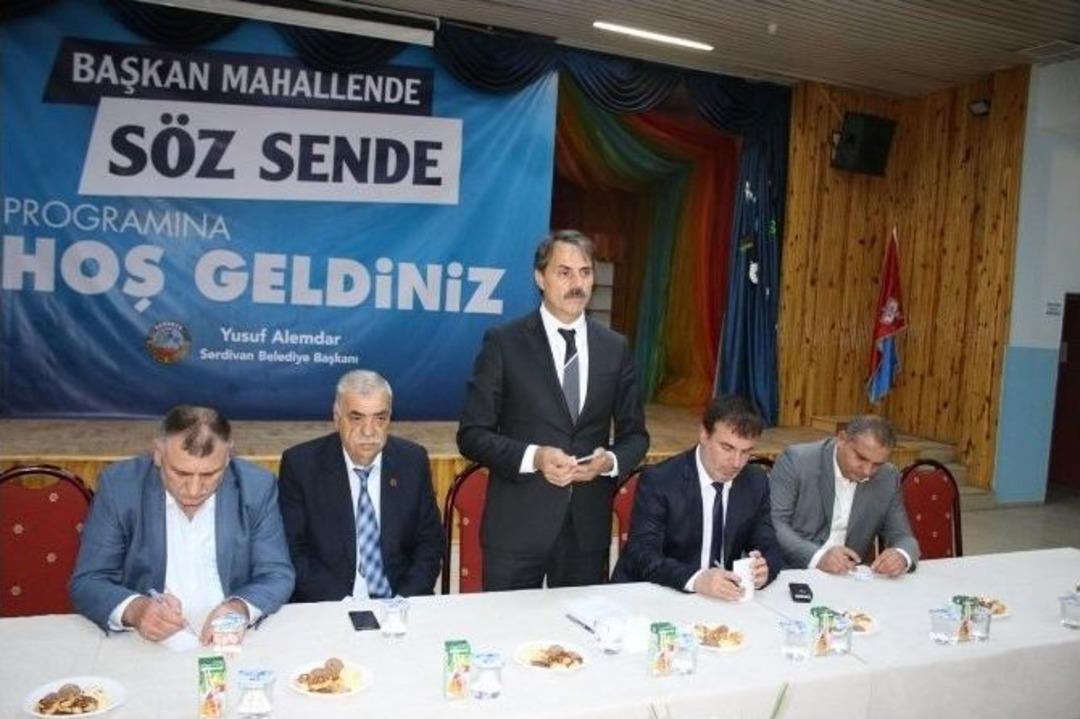 Serdivan Belediye Başkanı Yusuf Alemdar Mahalle Sakinleriyle Buluşmaya Devam Ediyor