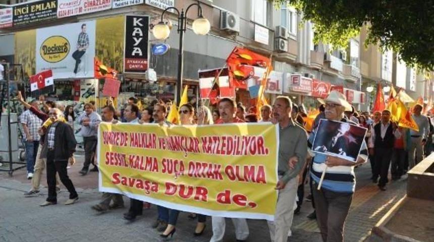 Civil Organisations And Parties Protest Alevi Killings In Syria