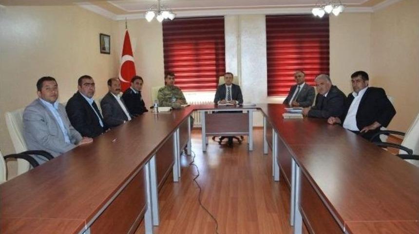 Tut İl&ccedil;esinde Se&ccedil;im G&uuml;venliği Toplantısı Yapıldı