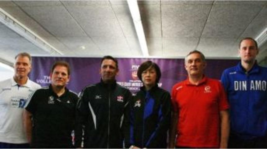 Fıvb Voleybol D&uuml;nya Kul&uuml;pler Şampiyonası &Ouml;ncesi Antren&ouml;rler Bir Araya Geldi