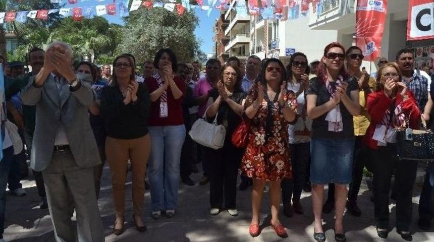 Milas Chp Se&ccedil;im B&uuml;rosunu A&ccedil;tı