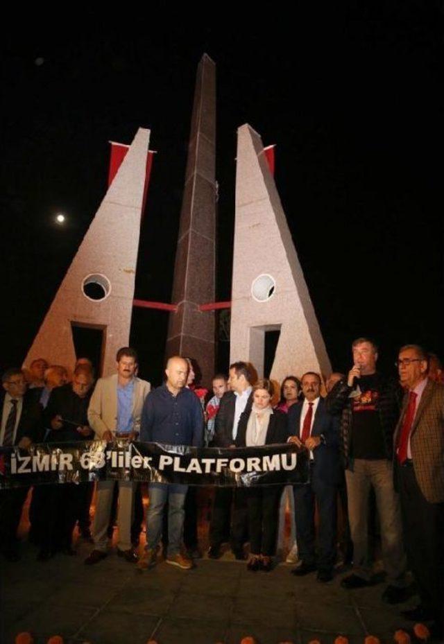 İzmir'de, Deniz Gezmiş Ve Arkadaşları Anıldı