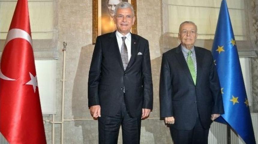 Ab Bakanı Bozkır, Podem &Uuml;yelerini Kabul Etti