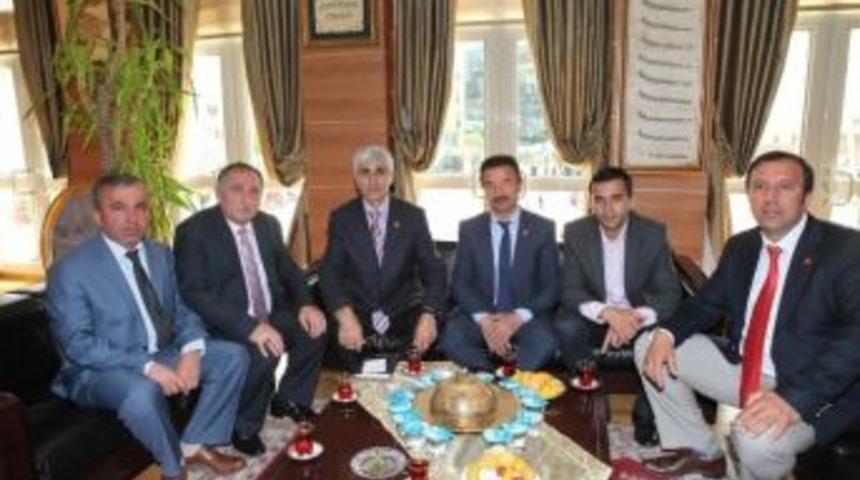 Muhtarlardan Başkan Yılmaz&rsquo;a Ziyaret