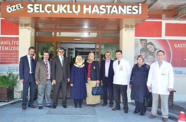 Ak Parti Konya Milletvekili Adayı Erdoğan’dan Hastanelere Ziyaret