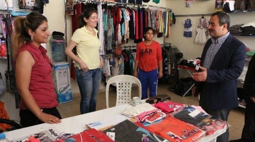 Ak Partili Samani, Se&ccedil;im &Ccedil;alışmalarına Aksu&rsquo;da Devam Etti